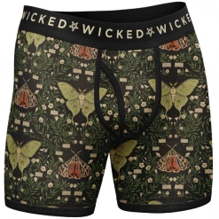 Wicked Clothes 'Floral Moth' Boxer Briefs