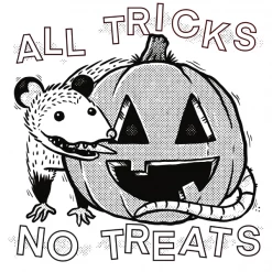 Wicked Clothes New'All Tricks, No Treats' Shirt