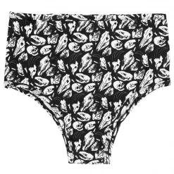 Wicked Clothes 'Animal Bones' High-Waisted Underwear New