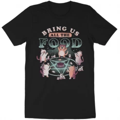 Wicked Clothes 'Bring Us All The Food' Shirt New