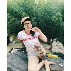 Wicked Clothes 'Crybaby' Ringer Shirt