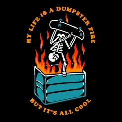 Wicked Clothes 'Dumpster Fire' Shirt