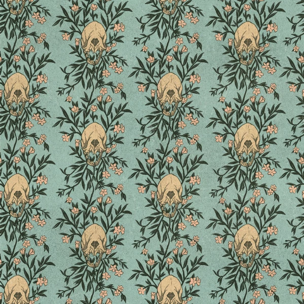 Wicked Clothes 'Floral Bats' High-Waisted Underwear New 4 Wicked Clothes 'Floral Bats' High-Waisted Underwear New