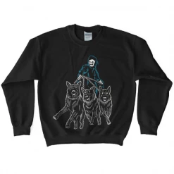 Wicked Clothes Bones Reaper Dogs Sweatshirt