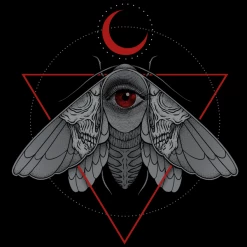 Wicked Clothes 'Occult Moth' Shirt