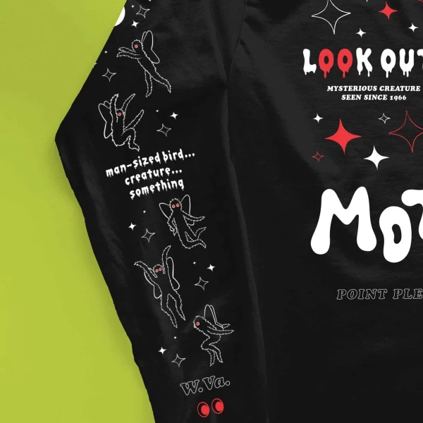 Wicked Clothes 'Mothman 1966' Long Sleeve Shirt BESTSELLERS 4 Wicked Clothes 'Mothman 1966' Long Sleeve Shirt BESTSELLERS