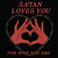 Wicked Clothes 'Satan Loves You' Shirt New