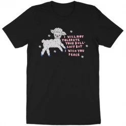 Wicked Clothes 'Wish You Peace' Shirt New